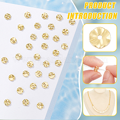 50Pcs Brass Beads&nbsp;KK-BC0013-25C