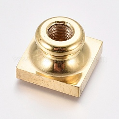 Brass Blank Stamp Head&nbsp;DIY-WH0148-10A