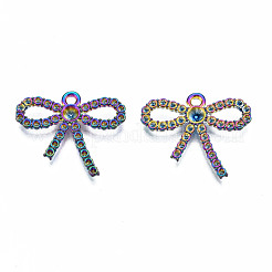 Rainbow Color Alloy Pendant Rhinestone Settings&nbsp;PALLOY-N163-116-NR