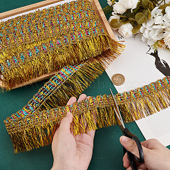 Polyester Braided Lace Ribbon&nbsp;SENE-WH0003-35D