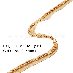12.5M Polyester Twisted Lip Cord Trim&nbsp;OCOR-WH0058-63