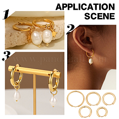 Stainless Steel Huggie Hoop Earrings&nbsp;EJEW-BBC0002-34