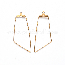 304 Stainless Steel Wire Pendants&nbsp;STAS-S103-02G