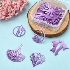 1 Set Spray Painted Alloy Charms&nbsp;FIND-YW0003-11B