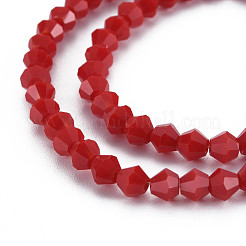 Opaque Solid Color Glass Beads Strands&nbsp;GLAA-Q080-4mm-B13