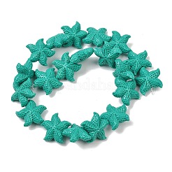 Synthetic Coral Dyed Carved Beads Strands&nbsp;CORA-K009-06C-06