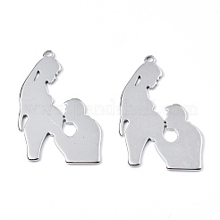 Non-Tarnish 201 Stainless Steel Pendants&nbsp;STAS-N098-068P