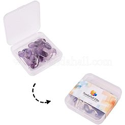 Natural Amethyst Flat Back Cabochons&nbsp;PH-G-G741-13x18mm