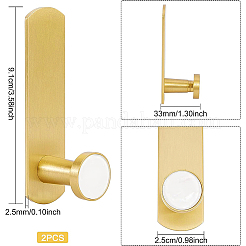 Aluminum Clothes-hook&nbsp;AJEW-WH0285-01LG