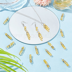 40Pcs Natural Citrine Pendants&nbsp;G-FG0001-09