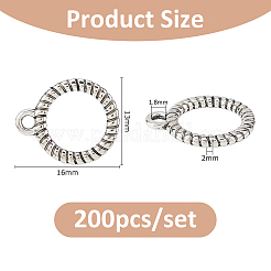 200Pcs Tibetan Style Alloy Pendants&nbsp;TIBE-FH0001-28