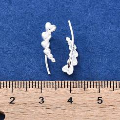 S999 Fine Silver Stud Earrings&nbsp;EJEW-F356-04S