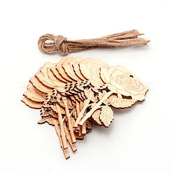 Wood Cutouts Ornaments&nbsp;WOOD-WH0112-77