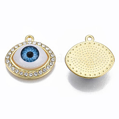 Rack Plating Alloy Enamel Pendants&nbsp;PALLOY-N172-053