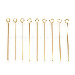 Brass Eye Pin&nbsp;KK-G331-09-0.7x35