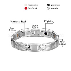 304 Stainless Steel Panther Chain Watch Band Bracelets&nbsp;JB678A