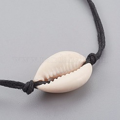 Adjustable Cowrie Shell Anklets&nbsp;AJEW-AN00242