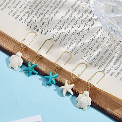 8Pcs 4 Styles Carbon Steel Paper Clips&nbsp;AJEW-CP00004