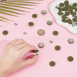 32 Sets Cloth Cap Nail Button&nbsp;DIY-BC0014-39C