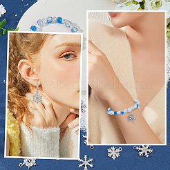 32Pcs 8 Styles Alloy Rhinestone Pendants&nbsp;ALRI-SC0001-59