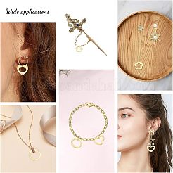 20Pcs 4 Style Rack Plating Alloy Bead Frame&nbsp;FIND-CA0006-18