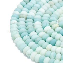 Natural Flower Amazonite Beads Strands&nbsp;G-P575-A10-8x5mm-02