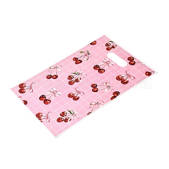 50Pcs 2 Styles Cherry Printed Plastic Gift Storage Tote Bags&nbsp;PL-CBAAD12-01