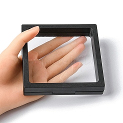Square Transparent PE Thin Film Suspension Jewelry Display Box&nbsp;CON-YW0001-37
