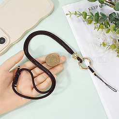 Polyester & Golden Alloy Mobile Straps&nbsp;FIND-WH20004-52C