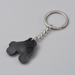 Ice Skates PVC with Iron Pendant Keychain&nbsp;KEYC-TAC0034-01I