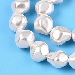 Transparent Spray Painted Glass Beads Strands&nbsp;GLAA-N001-31