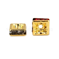 Brass Rhinestone Spacer Beads&nbsp;RSB073NFG