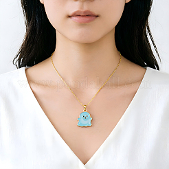 20Pcs 4 Colors Alloy Enamel Pendants&nbsp;ENAM-YW0002-68