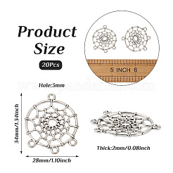 Tibetan Style Alloy Chandelier Components Links&nbsp;TIBE-TAG0001-01