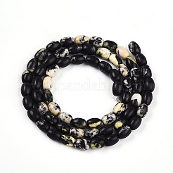 Natural Yellow Turquoise(Jasper) Beads Strands&nbsp;G-N346-02A-13