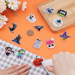 13Pcs Halloween Polyester Computerized Embroidery Cloth Iron on/Sew on Patches&nbsp;PATC-WH0002-103