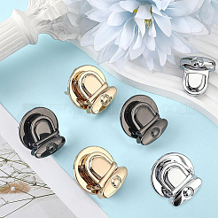 12Pcs 3 Colors Alloy Bag Tuck Lock Clasps&nbsp;FIND-CP0003-76