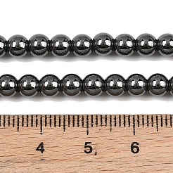 Synthetic Non-magnetic Hematite Beads Strands&nbsp;GG-CBAB93D-B01-5mm