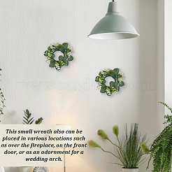 Spun Silk Cloth with PE Plastic Garland for Candle&nbsp;AJEW-WH0314-804B