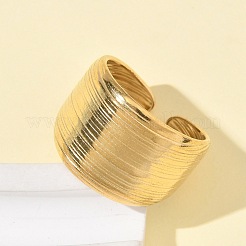 304 Stainless Steel Cuff Rings&nbsp;RJEW-P150-07G