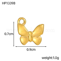 304 Stainless Steel Pendants&nbsp;STAS-OY002-66G