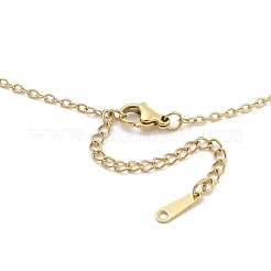 304 Stainless Steel Star Outline Pendant Cable Chain Necklaces&nbsp;NJEW-H044-01G