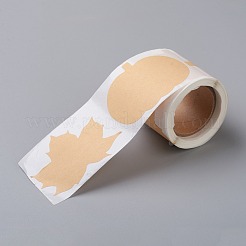 Self-Adhesive Kraft Paper Gift Tag Stickers&nbsp;DIY-G021-06