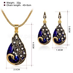 Alloy Rhinestone Jewelry Sets&nbsp;FS-WG746AE-03