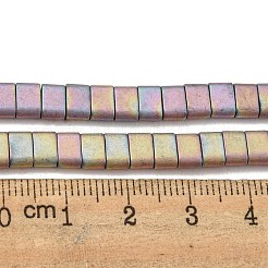 Electroplated Non-magnetic Synthetic Hematite Beads Strands&nbsp;G-C106-B01-04B
