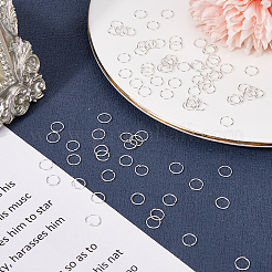 100Pcs 925 Sterling Silver Open Jump Rings&nbsp;STER-CN0001-41