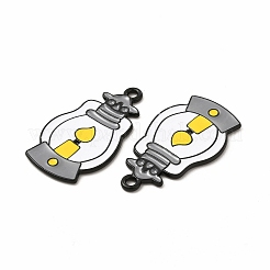 Rack Plating Alloy Enamel Pendants&nbsp;FIND-G054-15EB-02
