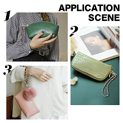 2Pcs 2 Color Alloy with PU Leather Bag Strap&nbsp;FIND-WR0002-20