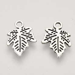 Autumn Theme Tibetan Style Alloy Pendants&nbsp;LS-TIBEP-T009-16AS-RS
