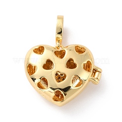 Brass Micro Pave Cubic Zirconia Diffuser Locket Pendants&nbsp;ZIRC-Z018-04G